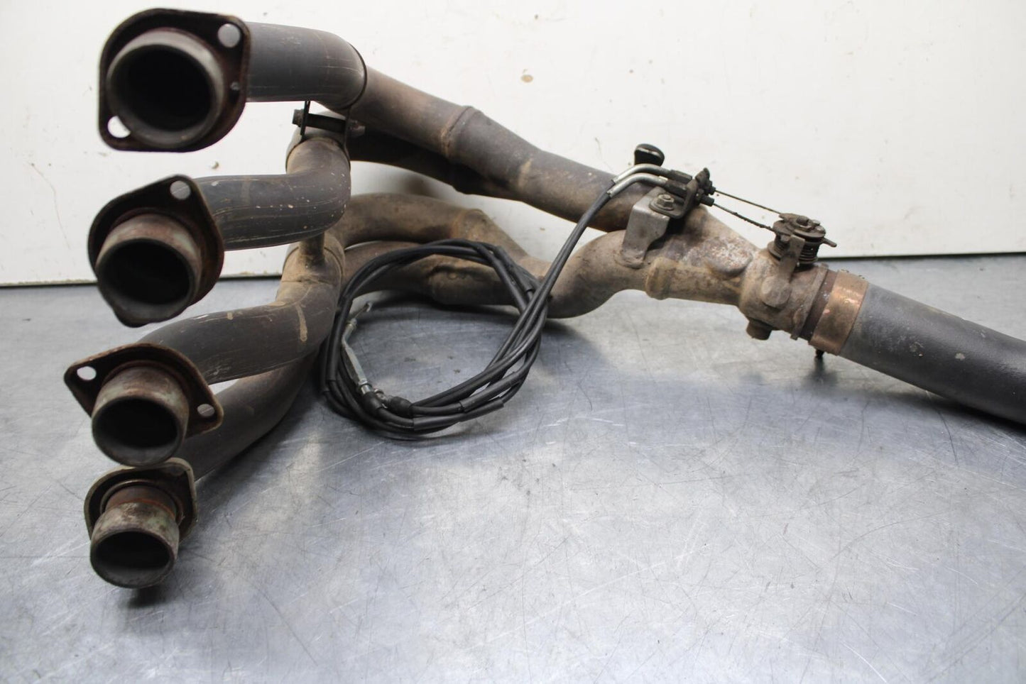 2007 Suzuki GSXR750 FULL EXHAUST SYSTEM HEADERS PIPE MUFFLER 14100-02H10 BB613