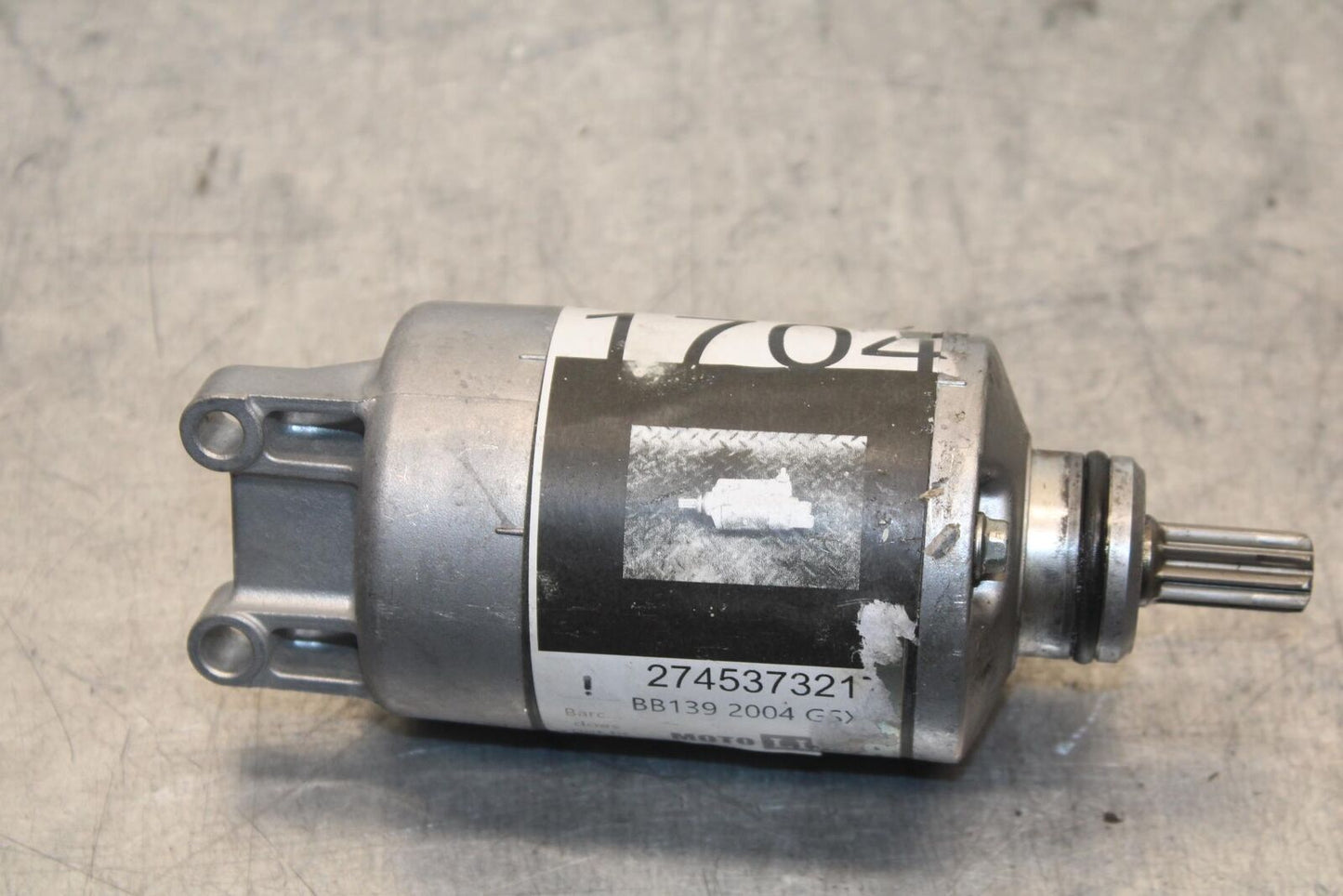 04-05 SUZUKI GSXR750 ENGINE STARTING STARTER MOTOR -DC 12V 31100-35F90 BB81