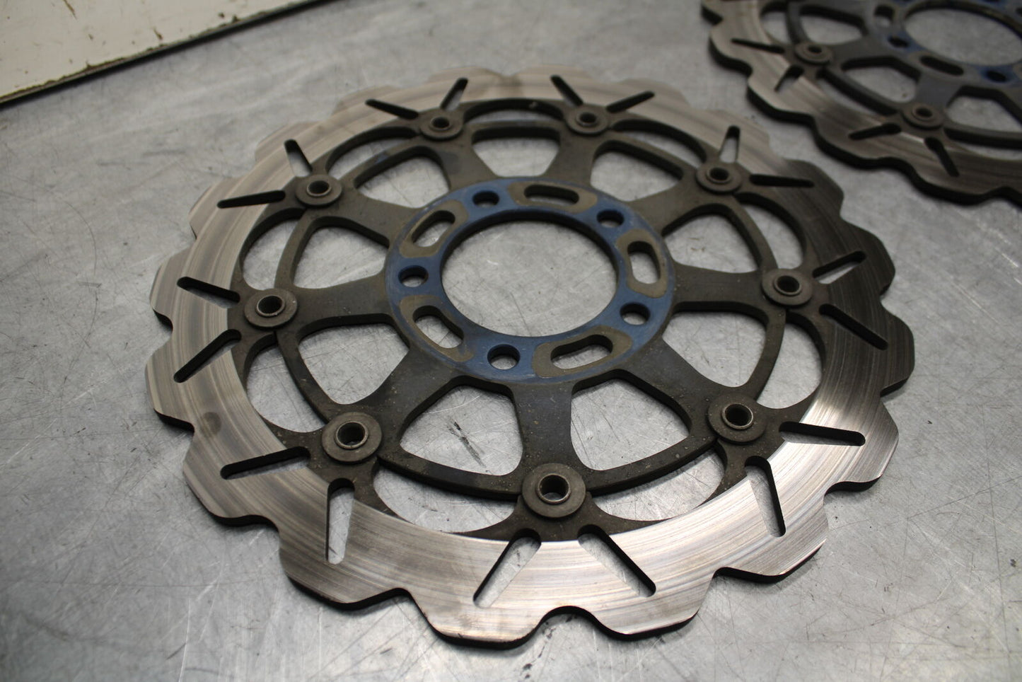 04-05 SUZUKI GSXR600 AFTERMARKET GALFER FRONT LEFT RIGHT BRAKE ROTORS DISCS BB65