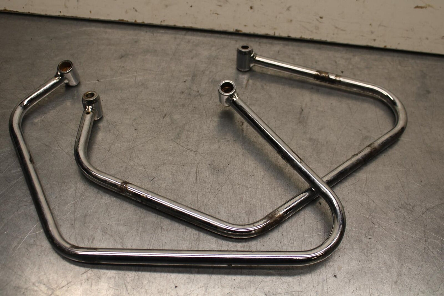 98-02 HONDA SHADOW AERO 1100 REAR BACK LUGGAGE RACK SUPPORT BARACKETS BB106