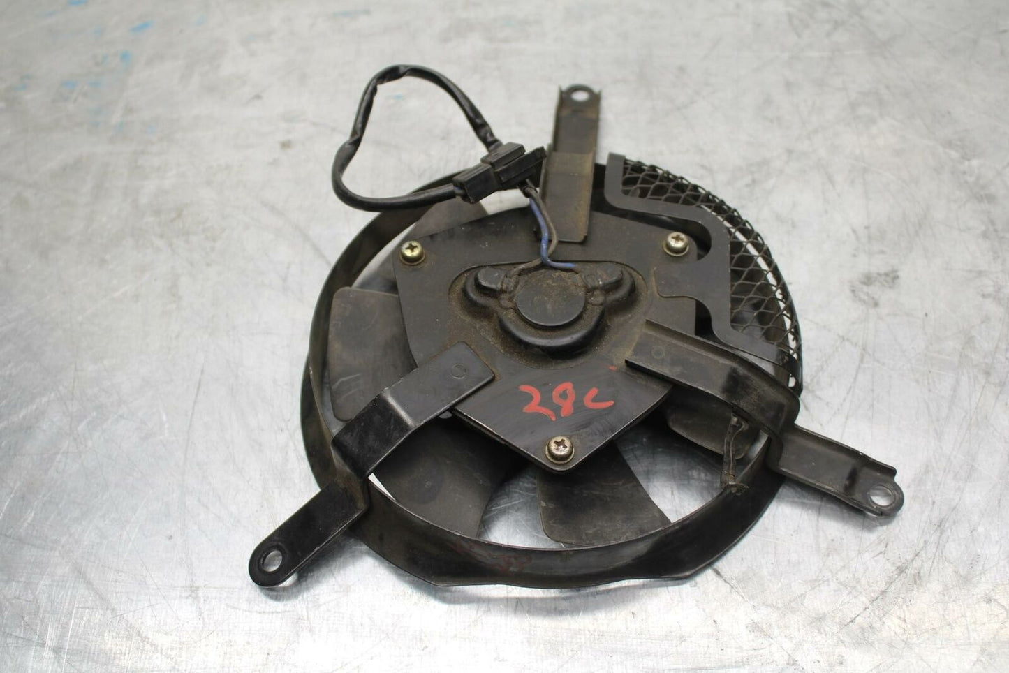 01-02 SUZUKI GSXR750 ENGINE RADIATOR COOLING FAN BB28 C