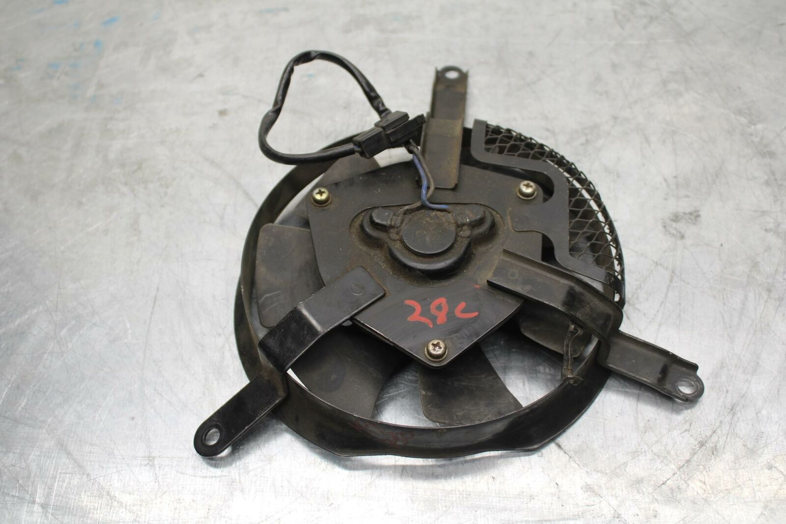 01-02 SUZUKI GSXR750 ENGINE RADIATOR COOLING FAN BB28 C