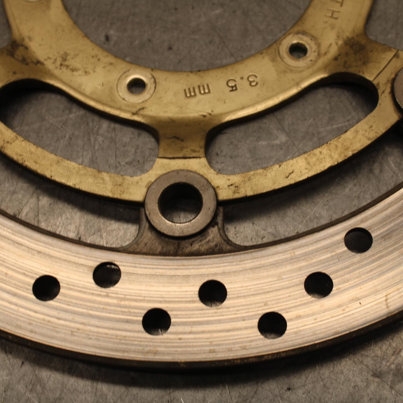 01-06 HONDA CBR600F4I FRONT LEFT RIGHT BRAKE ROTORS DISCS 45120-MBW-E11 BB644