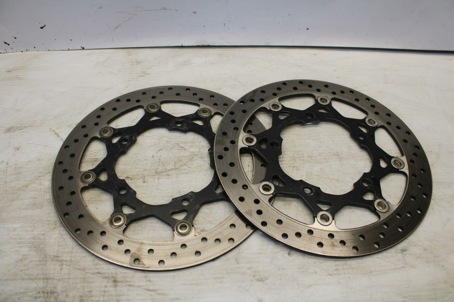 07-12 SUZUKI BANDIT 650F FRONT LEFT RIGHT BRAKE ROTORS DISCS BB280