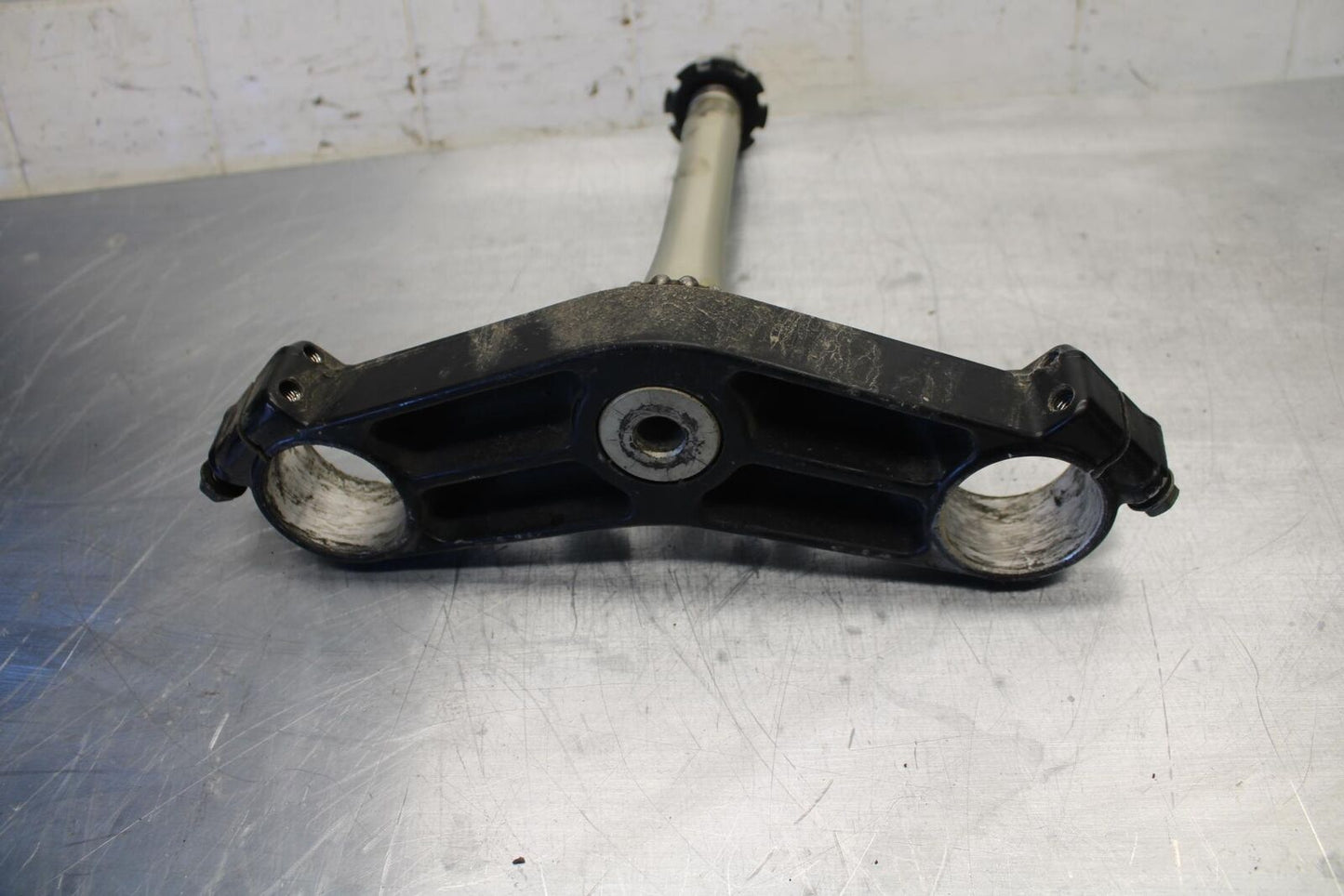 00-02 KAWASAKI NINJA ZX6R ZX600J FRONT FORKS CLAMP LOWER TRIPLE TREE STEM BB489