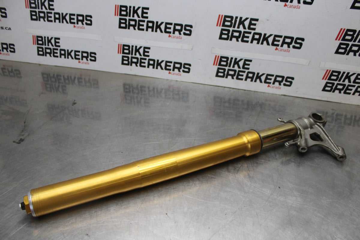 24 APRILIA TUONO V4 1100 FACTORY ABS LEFT FRONT FORK SHOCK SUSPENSION BB887