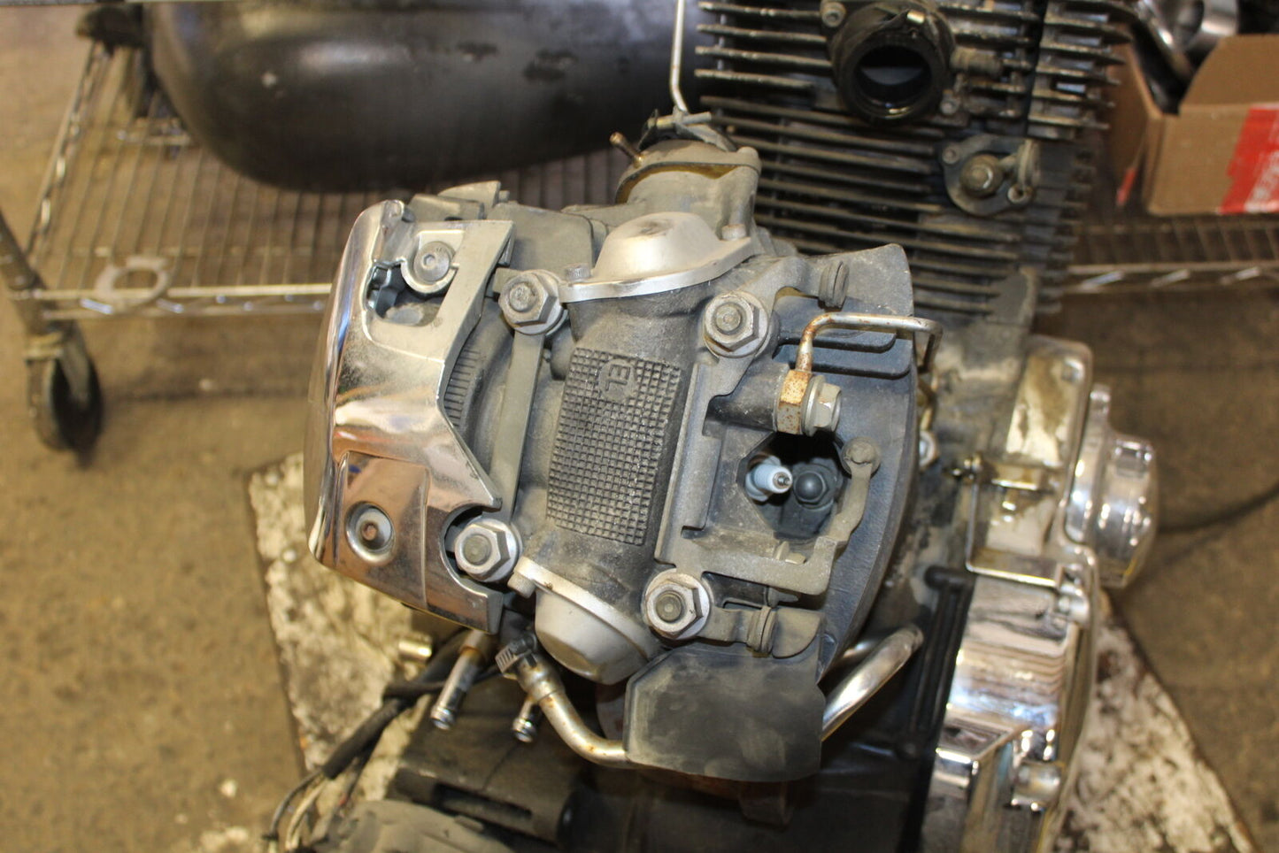 99-00 YAMAHA V STAR 1100 ENGINE MOTOR BB711