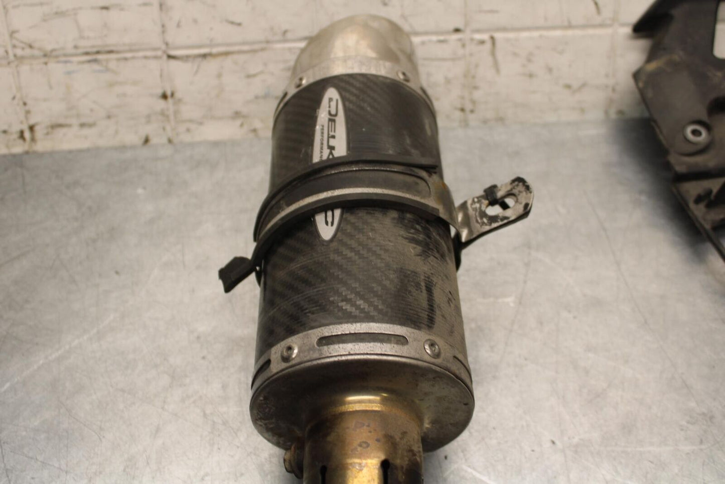 2008 Aprilia Shiver 750 SL750 AFTERMARKET EXHAUST PIPE MUFFLER SLIP ON CAN BB551