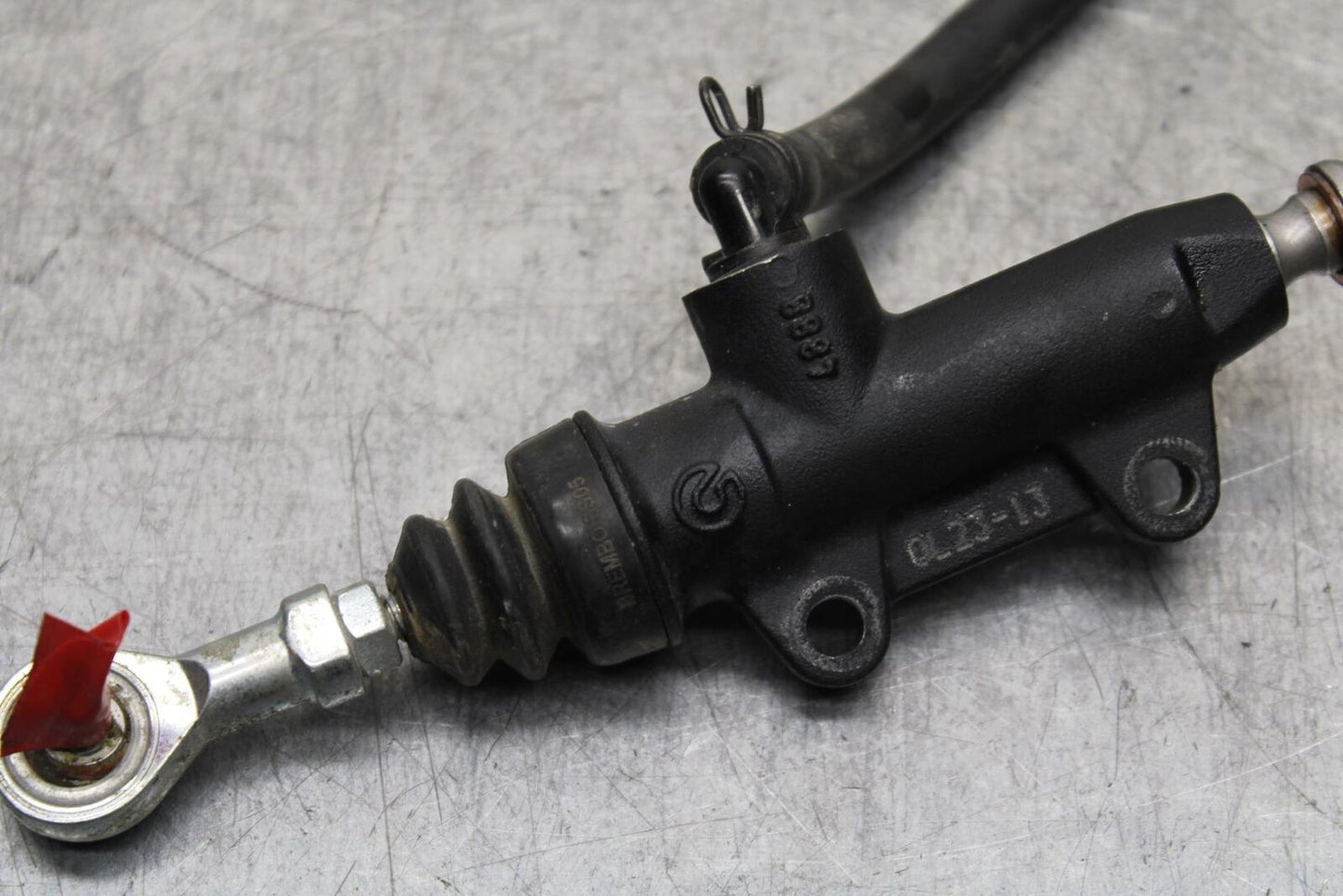 20-24 KTM 890 DUKE R REAR BACK BRAKE MASTER CYLINDER W RESERVOIR BB627