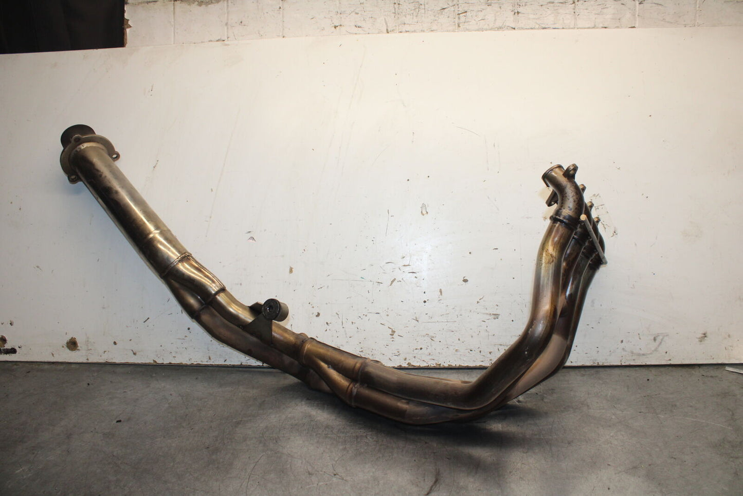03-04 TRIUMPH DAYTONA 600 EXHAUST HEADER PIPES MANIFOLD BB745