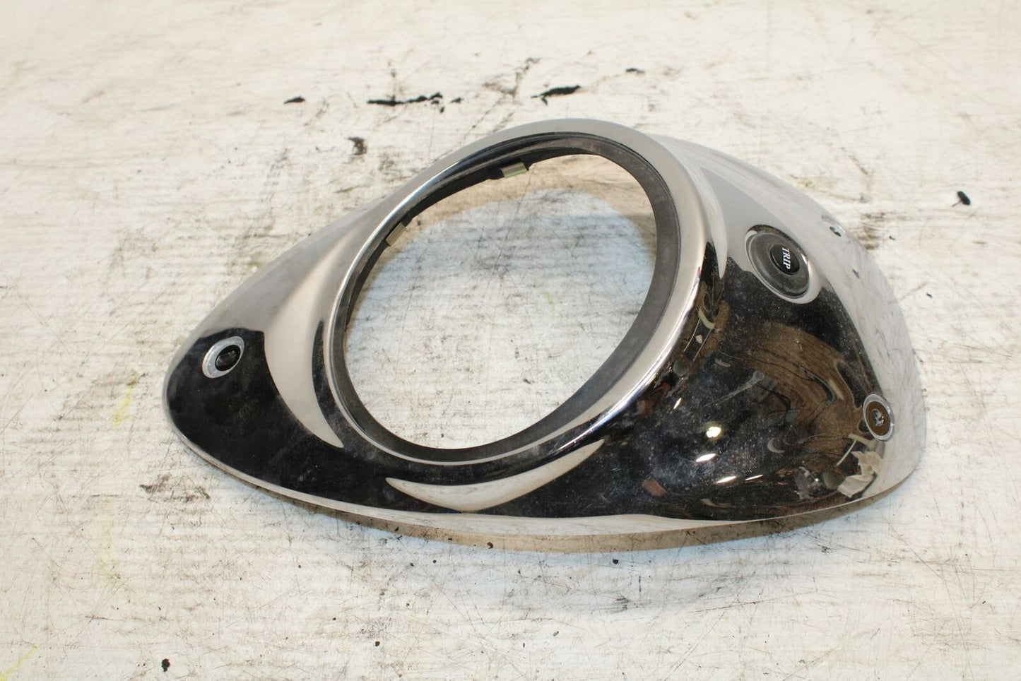 02-03 YAMAHA V STAR 1100 SPEEDO CLUSTER GAUGE INSTRUMENT CLUSTER TRIM PANEL BB30