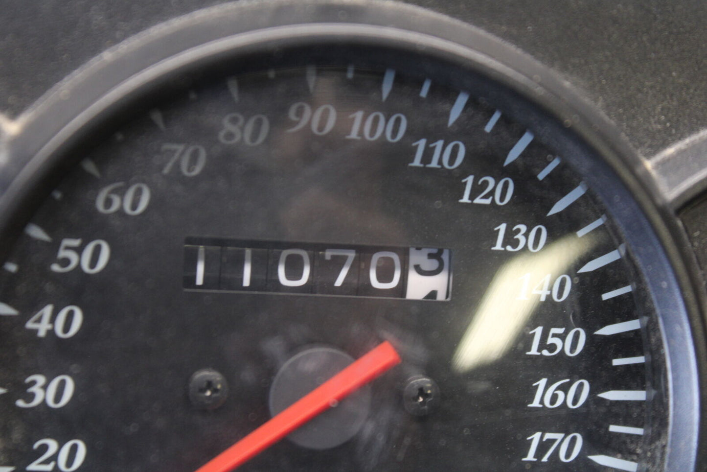 08-18 KAWASAKI KLR650 SPEEDO TACH GAUGE CLUSTER SPEEDOMETER TACHOMETER BB707