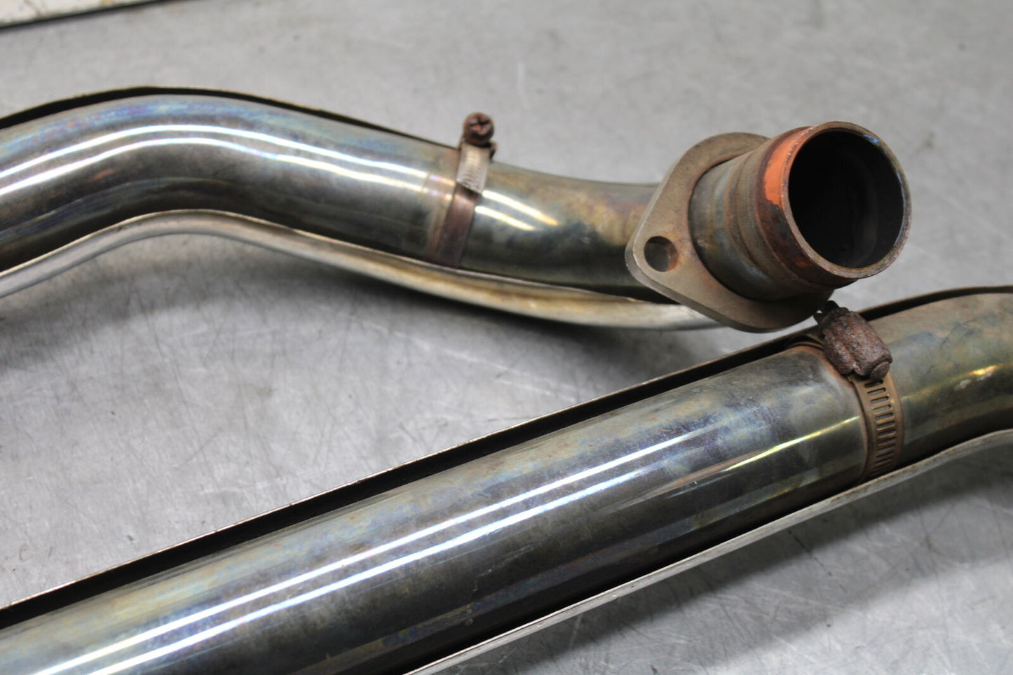 99-00 YAMAHA V STAR 1100 AFTERMARKET ROADKROME FULL EXHAUST SILENCER BB711