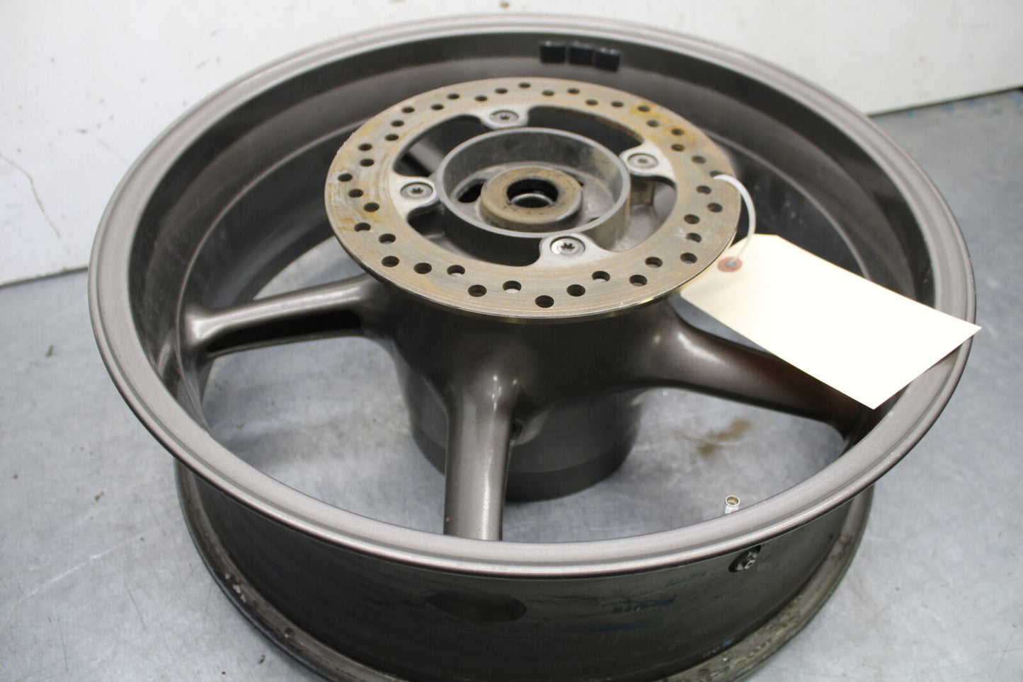 09-11 TRIUMPH DAYTONA 675 REAR RIM WHEEL DISC ROTOR BB652