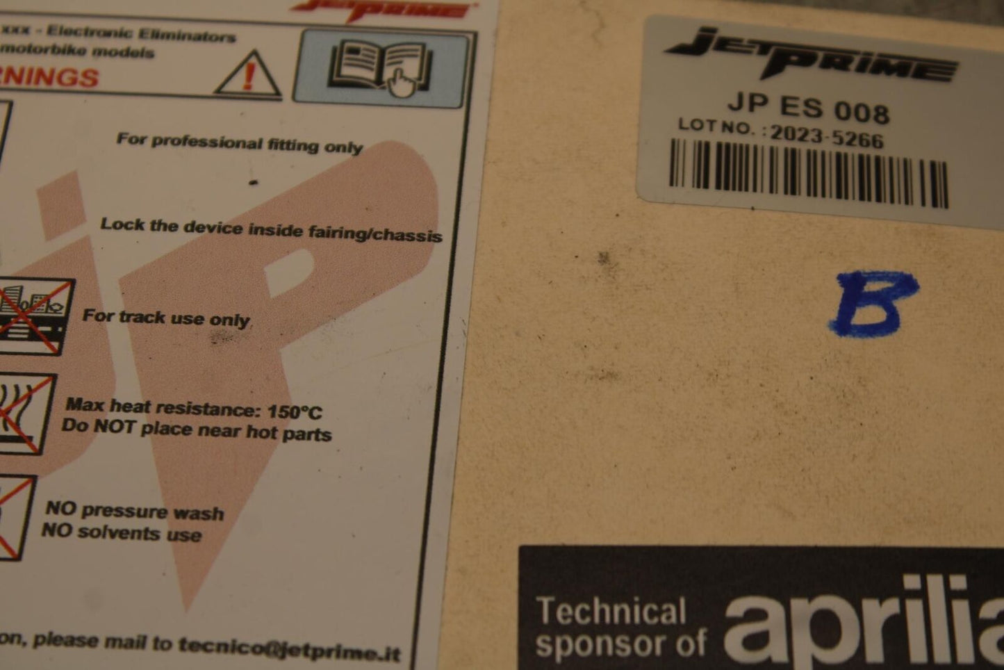 20-23 APRILIA RS660 JETPRIME CLUTCH BYPASS SWITCH BB643