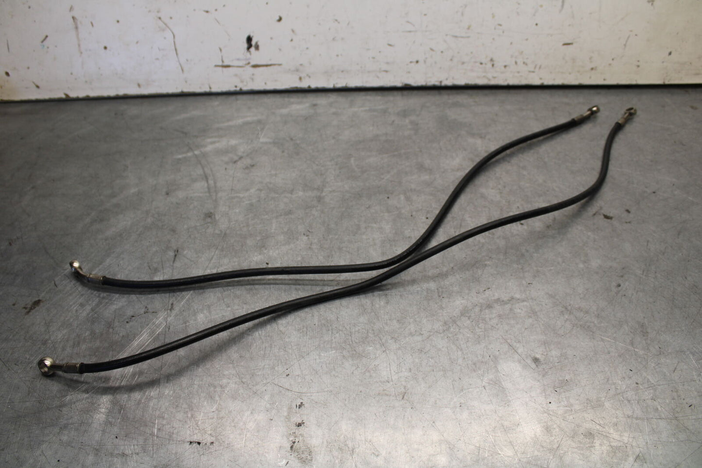 04-05 SUZUKI GSXR600 AFTERMARKET GALFER FRONT BRAKE CALIPER HOSES LINES BB658