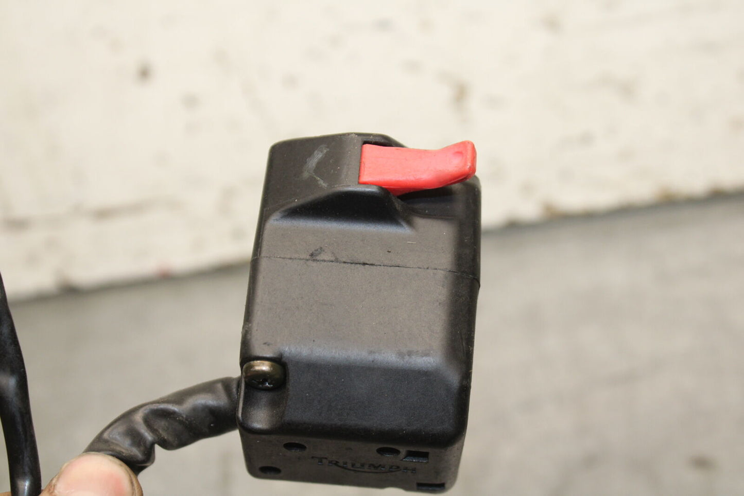 03-04 TRIUMPH DAYTONA 600 LEFT CLIP ON HANDLE HORN SIGNALS SWITCH SWITCHES BB745