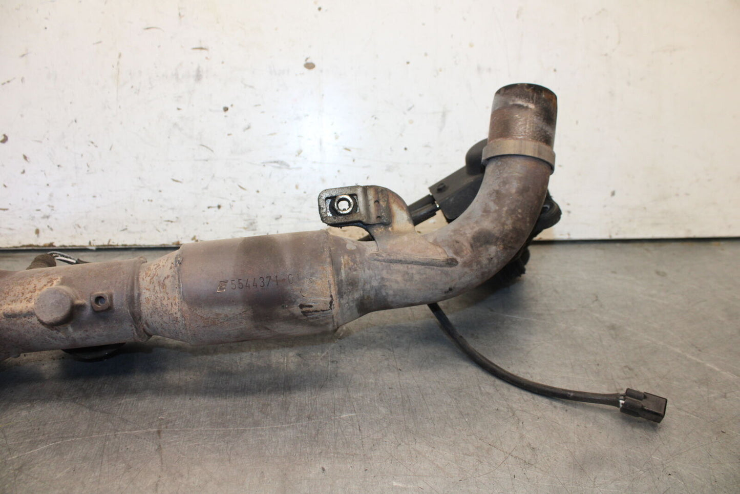 07-08 TRIUMPH DAYTONA 675 EXHAUST HEADER PIPES MANIFOLD BB685
