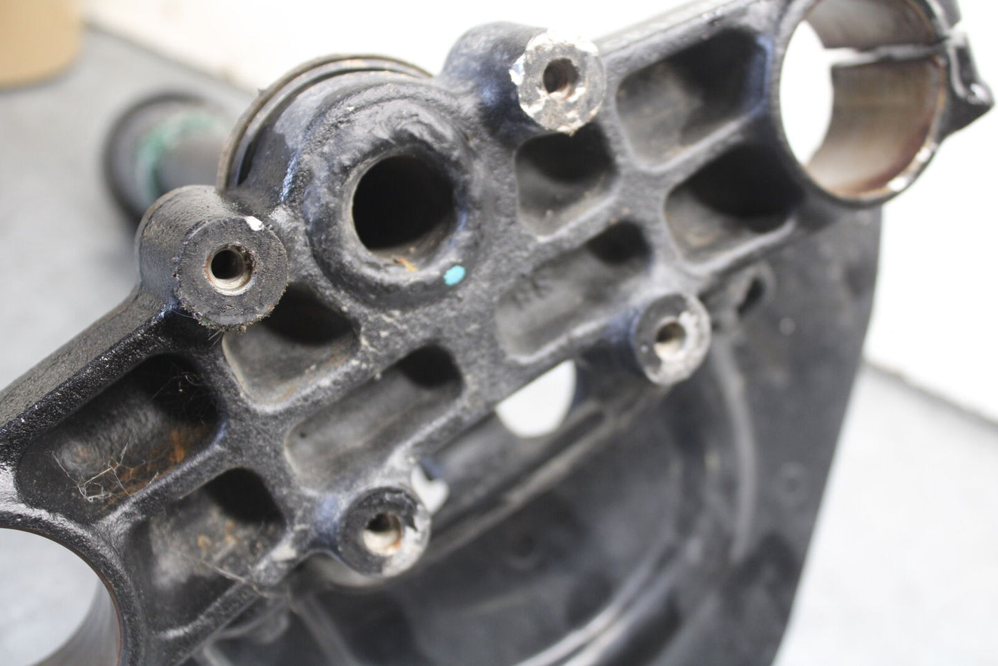 08-18 KAWASAKI KLR650 FRONT FORKS CLAMP LOWER TRIPLE TREE STEM BB707