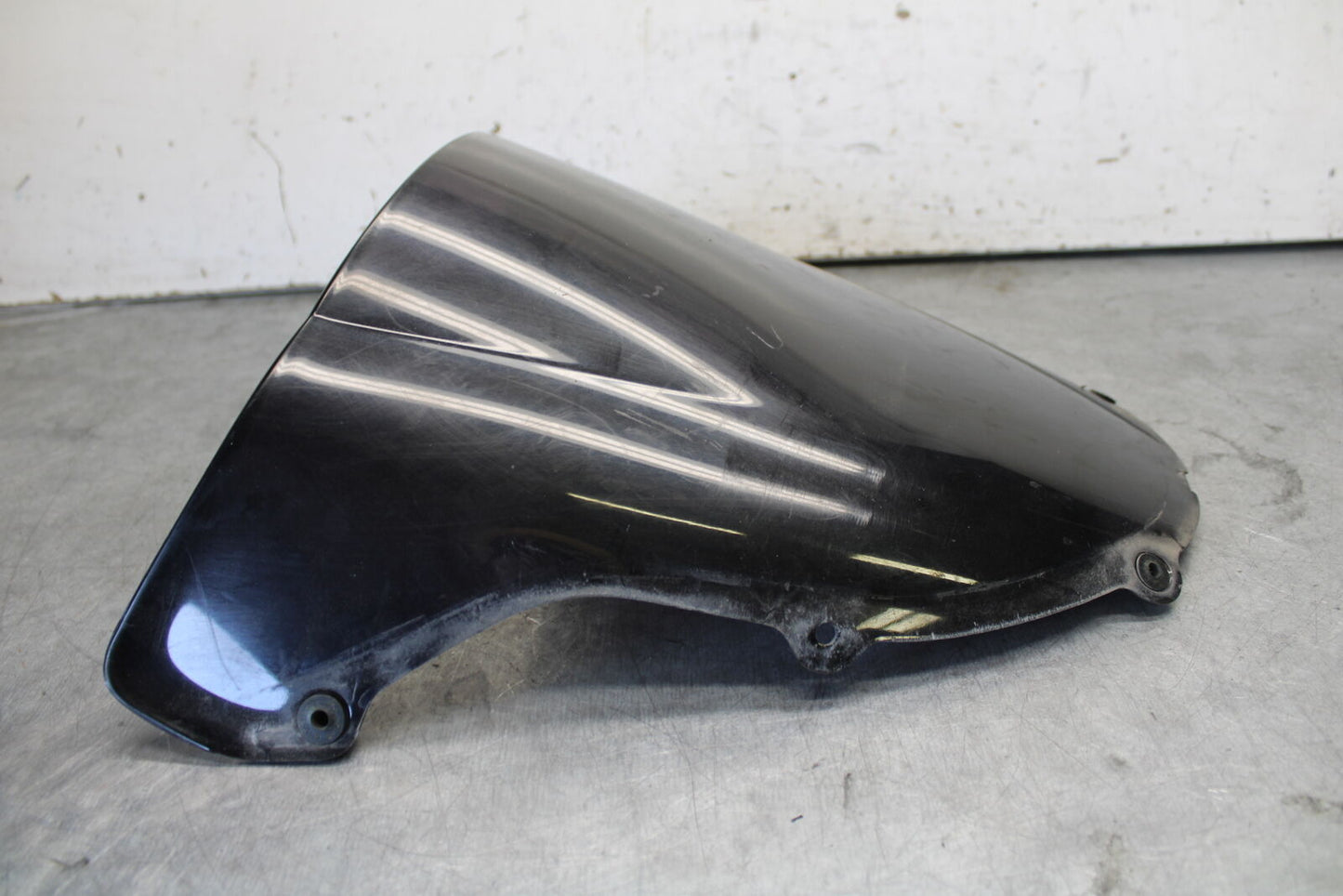 03-04 KAWASAKI NINJA ZX6RR AFTERMARKET BLACK FRONT WINDSHIELD WINDSCREEN BB684