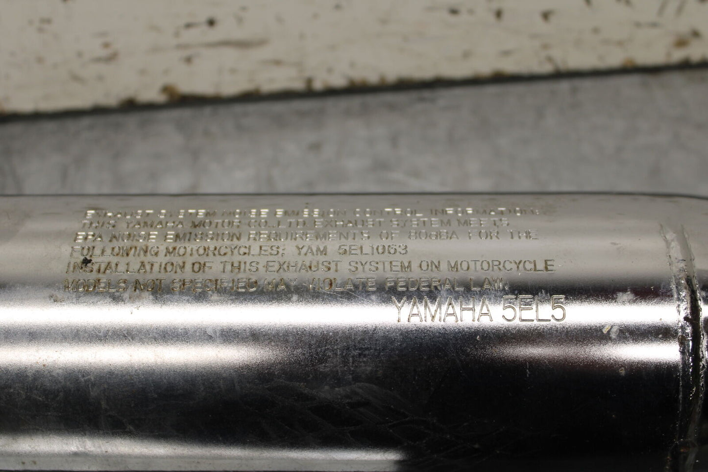 99-00 YAMAHA V STAR 1100 MUFFLER EXHAUST SILENCER PIPE BB711