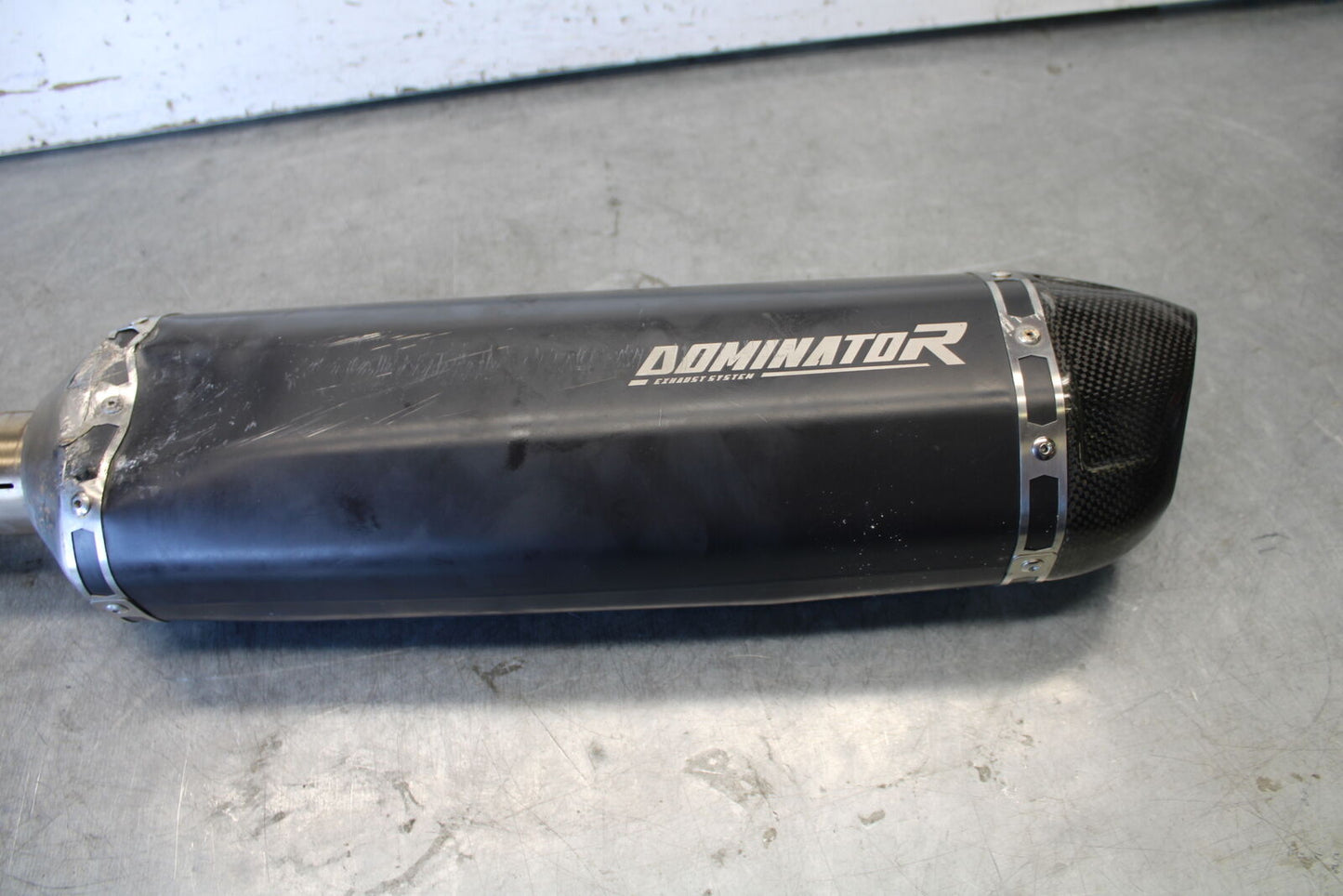 06-07 DUCATI MONSTER 695 EXHAUST PIPE MUFFLER SLIP ON CAN SILENCER BB674