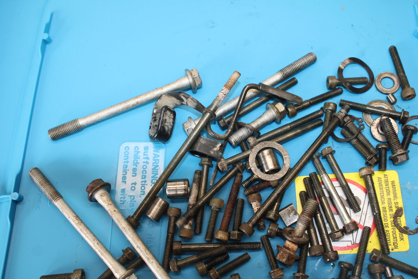 01-05 YAMAHA RAPTOR 660R ENGINE MOUNTING BOLTS HARDWARE MOTOR SCREWS BB695