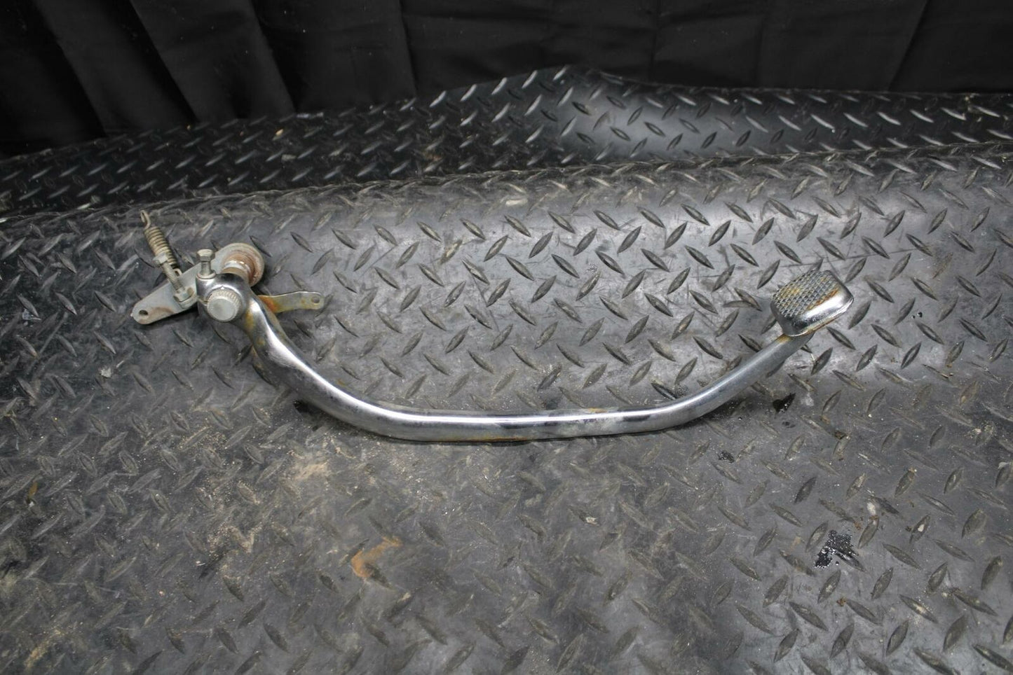 84-85 YAMAHA VIRAGO 1000 RIGHT REARSET BRAKE FOOT PEDAL BB173