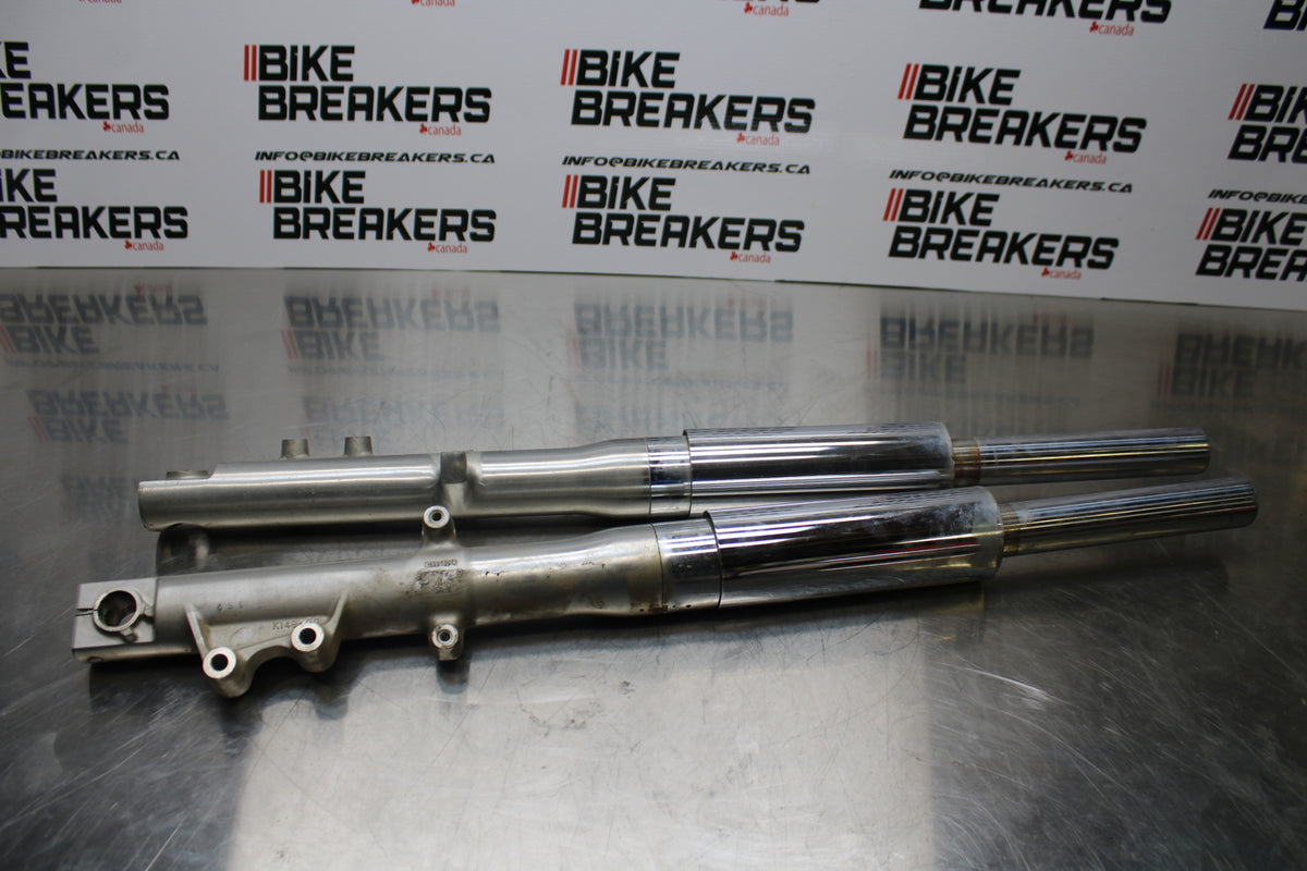 04 SUZUKI INTRUDER 800 FRONT FORKS SHOCK SUSPENSION SET PAIR BB758