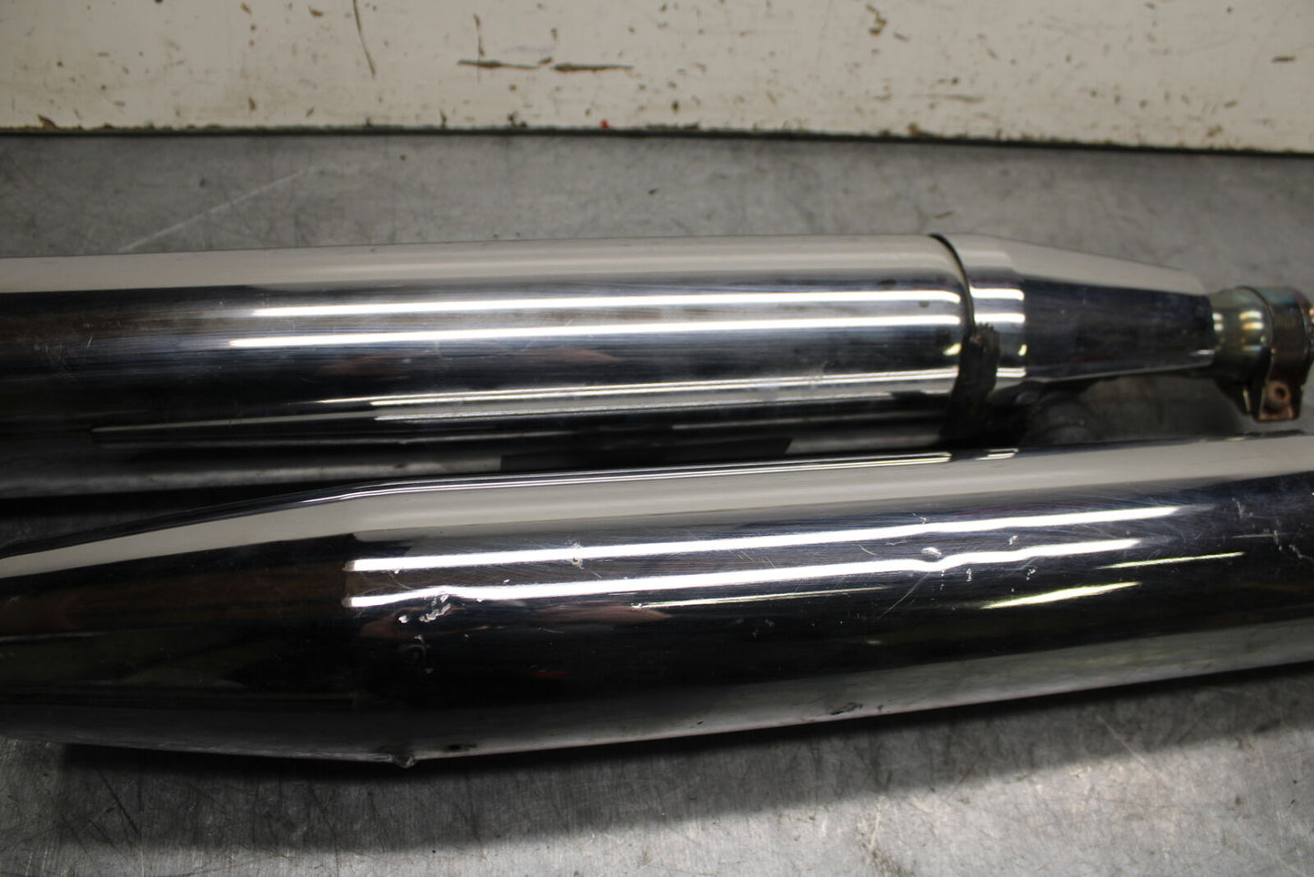 99-00 YAMAHA V STAR 1100 MUFFLER EXHAUST SILENCER PIPE BB711