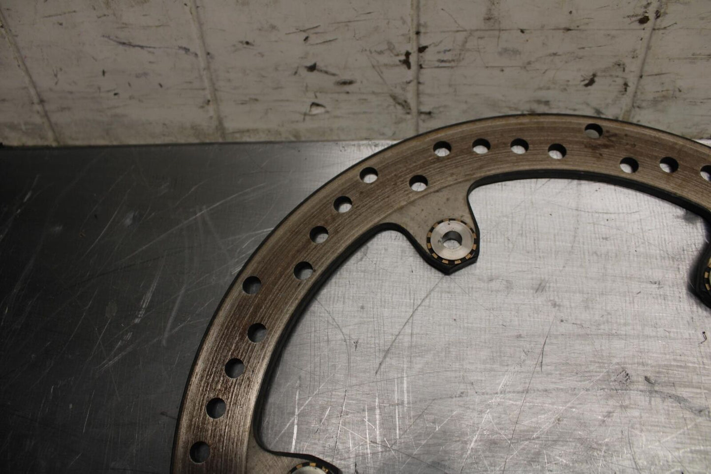 17-20 BMW S1000R FRONT LEFT BRAKE DISC ROTOR BB488