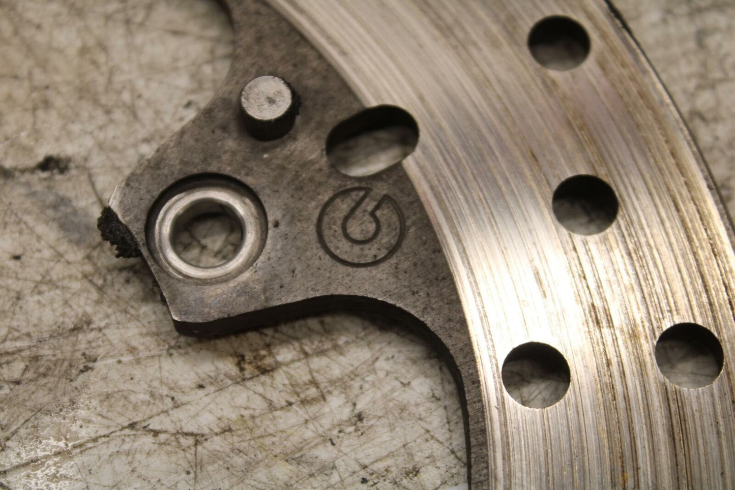 08-10 DUCATI 848 REAR ROTOR BACK BRAKE DISC BB369