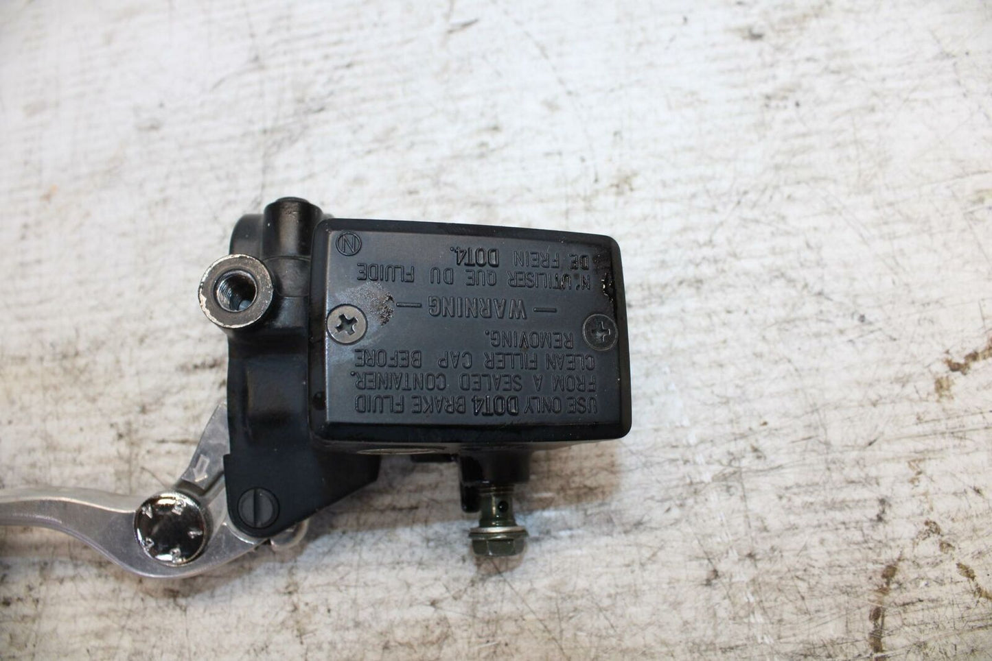 07-09 KAWASAKI VERSYS 650 FRONT BRAKE MASTER CYLINDER w/ LEVER BB302