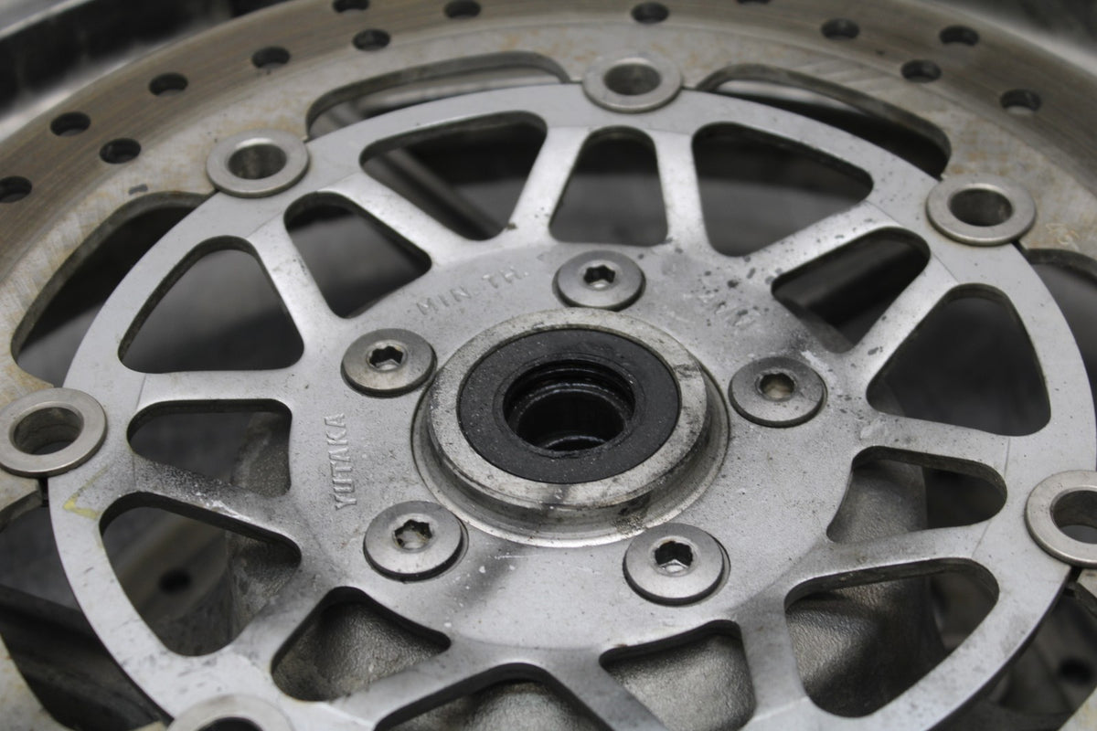 06 KAWASAKI Z750 FRONT WHEEL FRONT RIM & ROTORS BB837