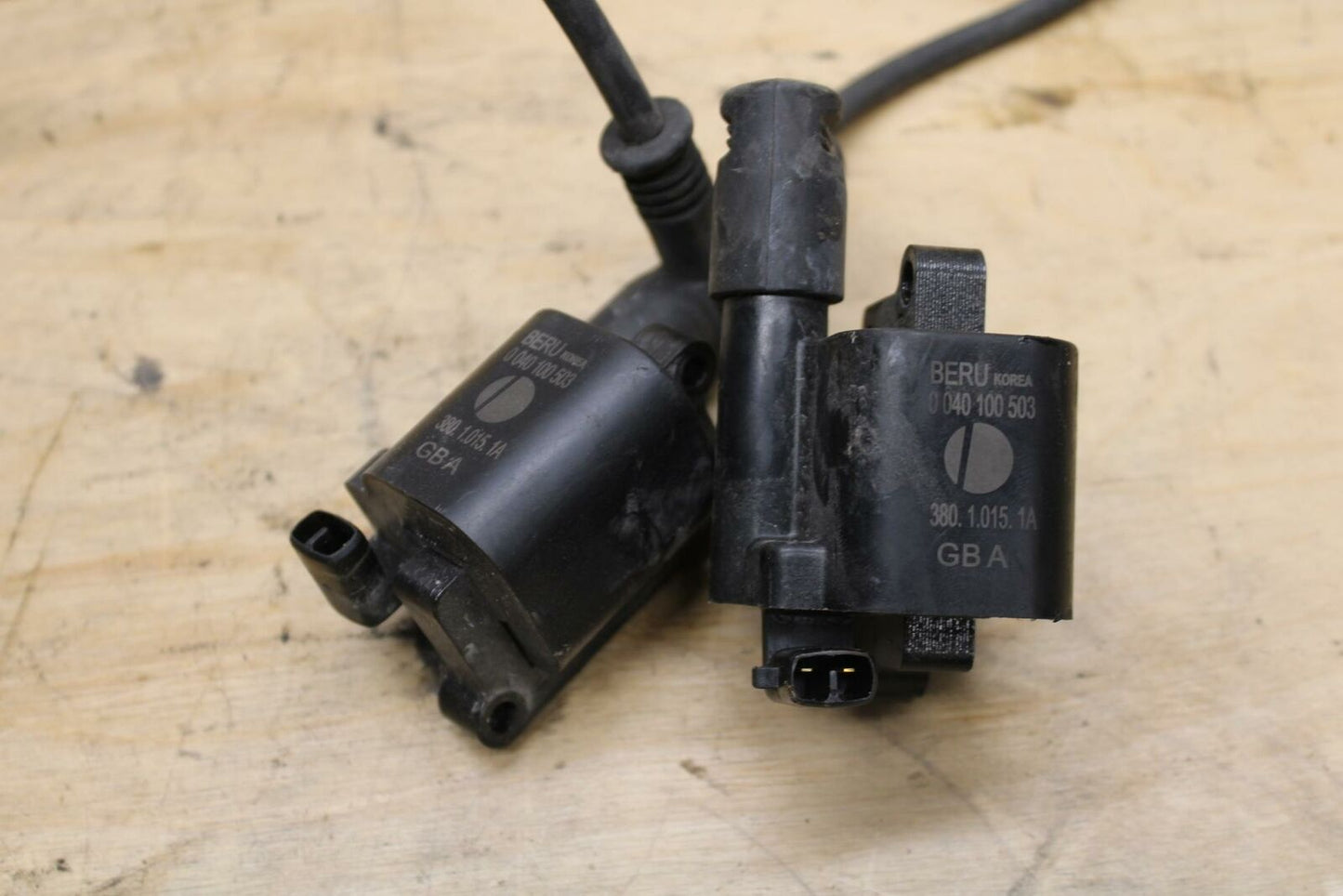 08-14 DUCATI MONSTER 696 IGNITION COILS COIL SPARK PLUG CAPS BB324
