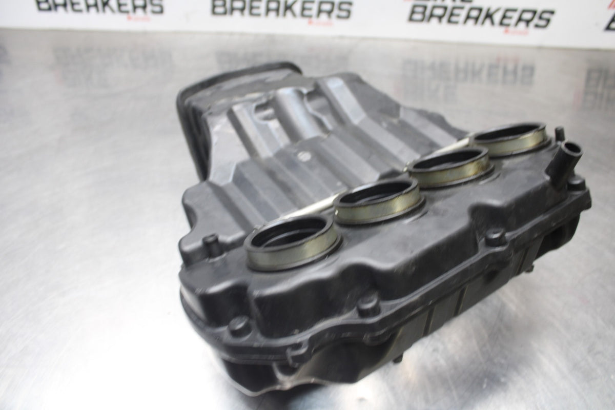 07-08 KAWASAKI NINJA ZX6R AIRBOX AIR FILTER BOX W/OUT TOP RAIL INJECTORS BB855