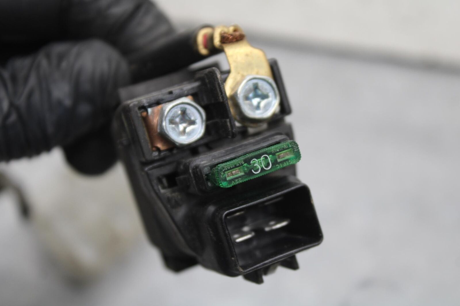 01-03 SUZUKI GSXR600 ENGINE STARTER RELAY STARTING MOTOR SWITCH BB633