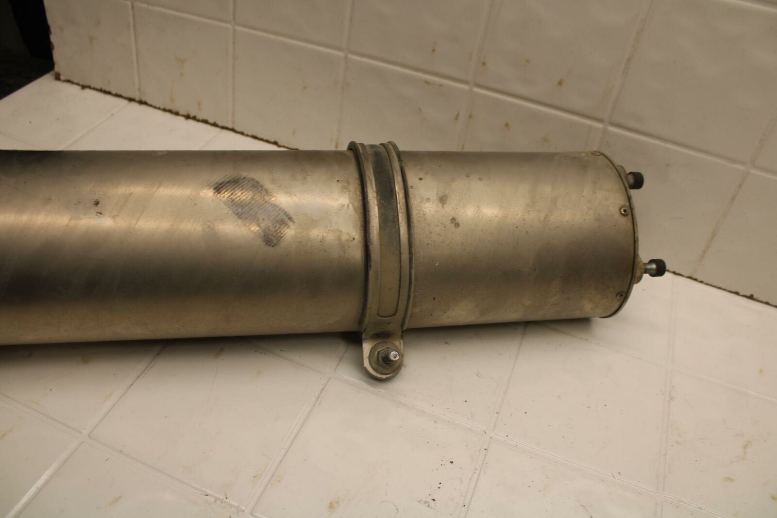 01-02 SUZUKI GSXR750 HINDLE EXHAUST PIPE MUFFLER SLIP ON CAN SILENCER BB402