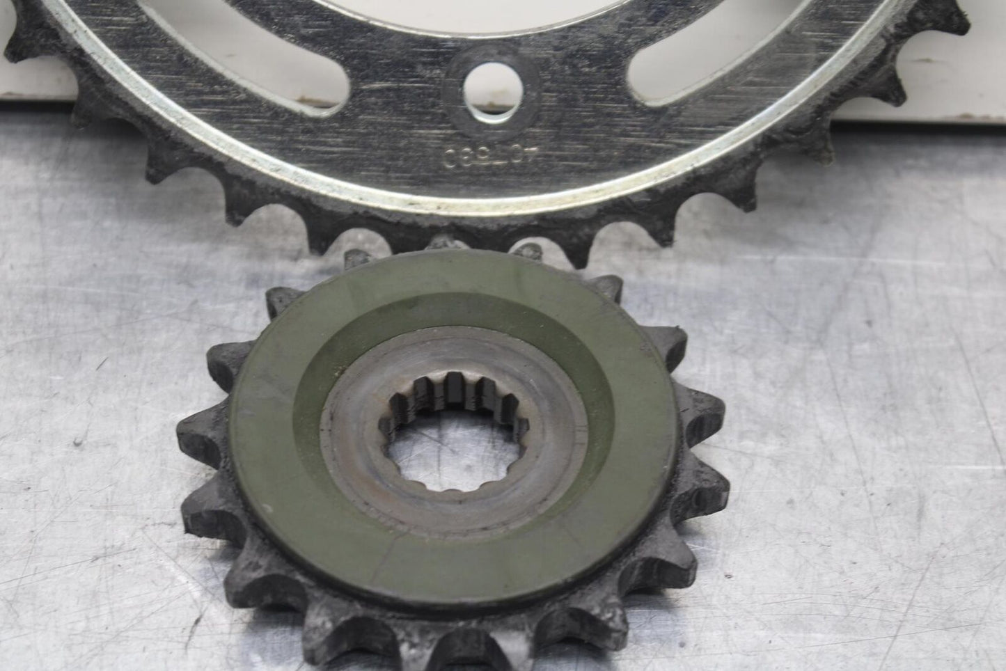 2003 Suzuki SV1000S FRONT AND REAR BACK SPROCKET BB85