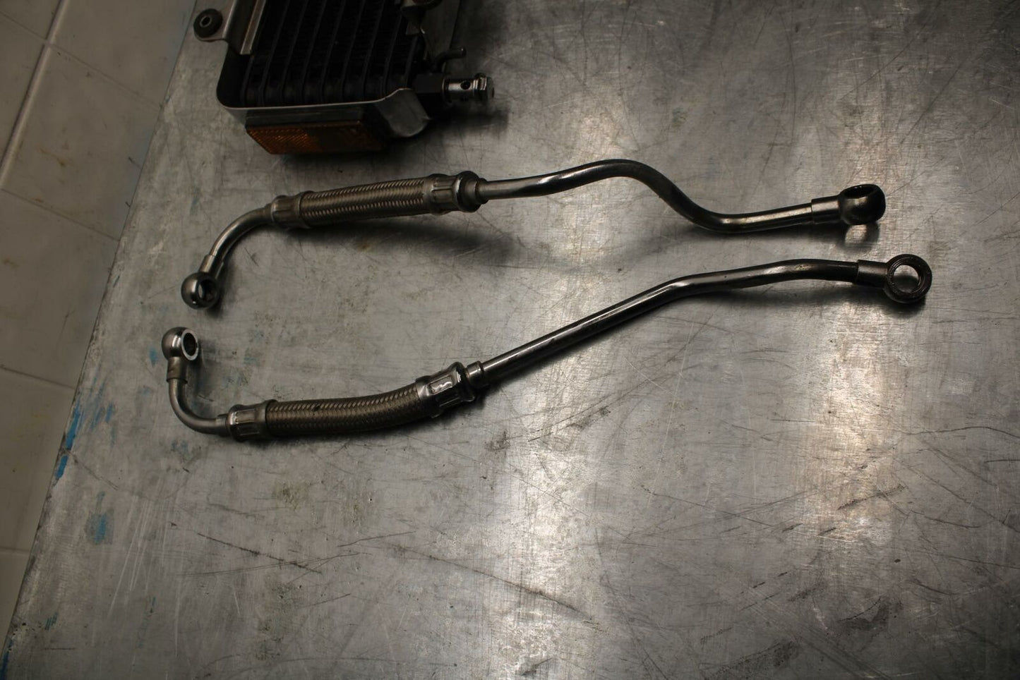 87-03 SUZUKI INTRUDER 1400 VS1400GLP ENGINE MOTOR OIL COOLER W HOSES BB412