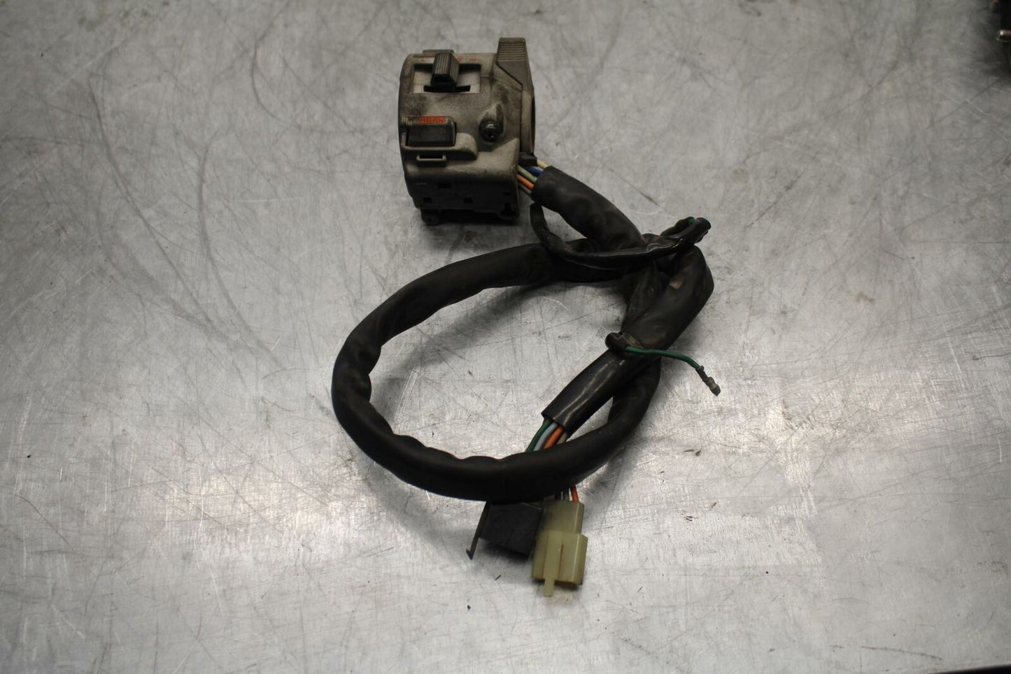 87-96 HONDA CBR1000F LEFT CLIP ON HANDLE HORN SIGNALS SWITCH SWITCHES BB420