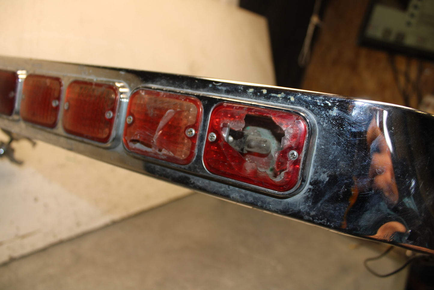 93-00 HONDA GOLDWING 1500 GL1500SE REAR BUMPER BACK BUMPER BB700