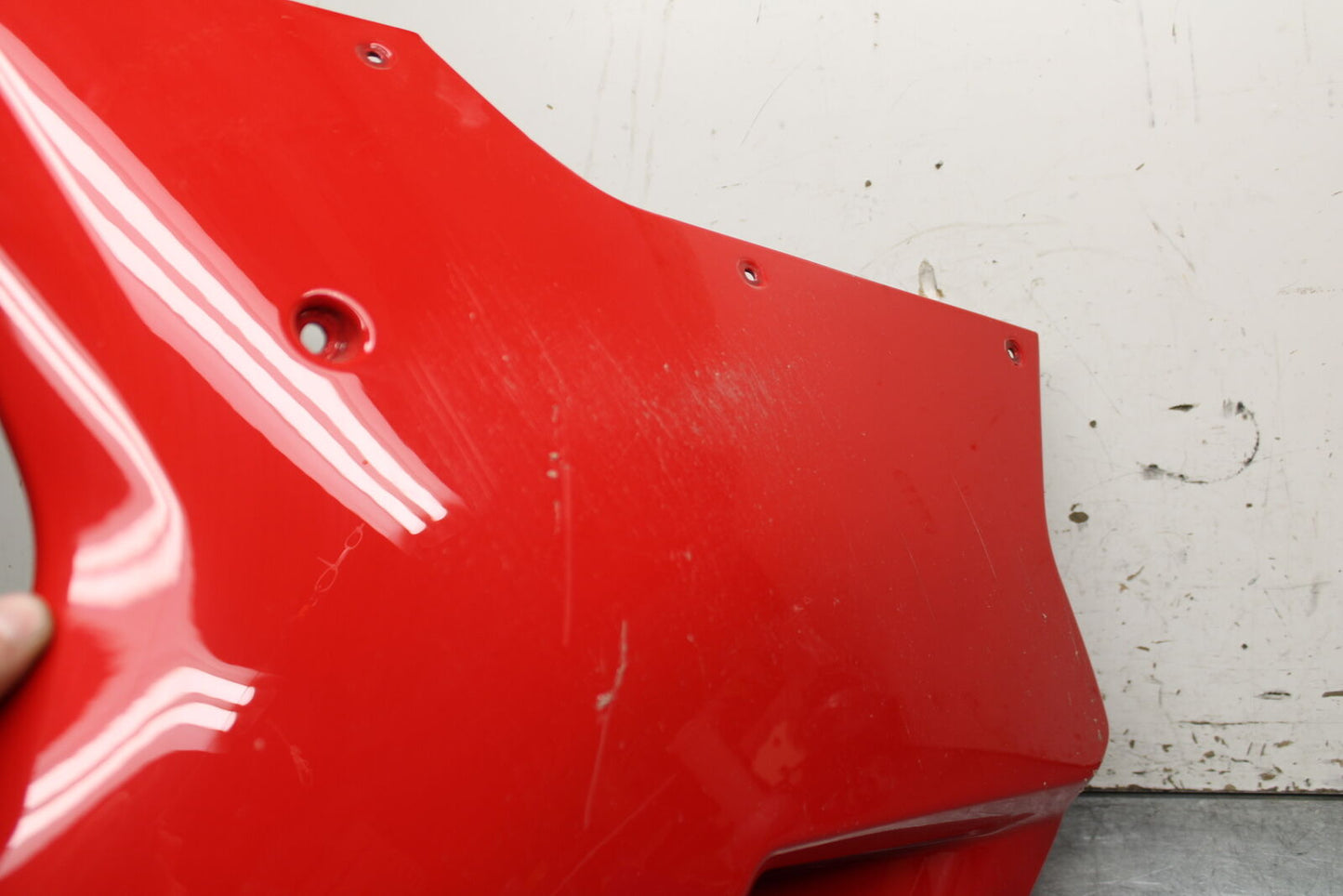 08-13 DUCATI 848 EVO RIGHT LOWER MID UPPER SIDE FAIRING COWL BB667