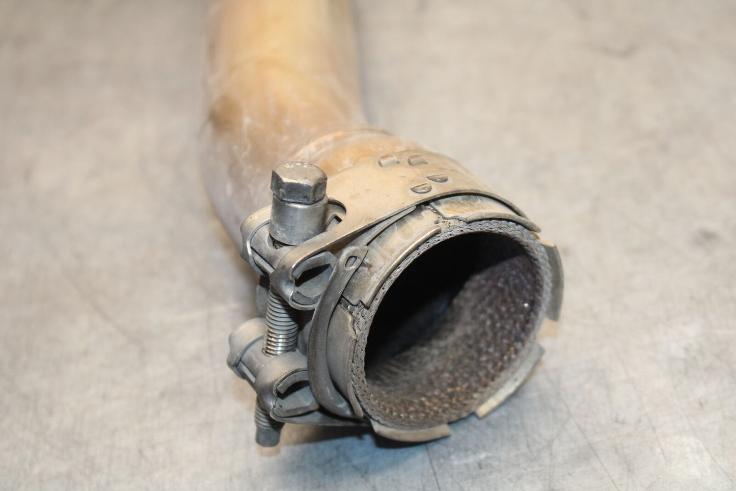 07-08 TRIUMPH DAYTONA 675 EXHAUST MIDPIPE MID MIDDLE PIPE BB685