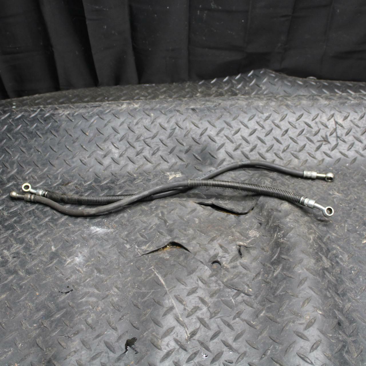 86 SUZUKI GS750ES FRONT BRAKE CALIPER HOSES LINES BB233
