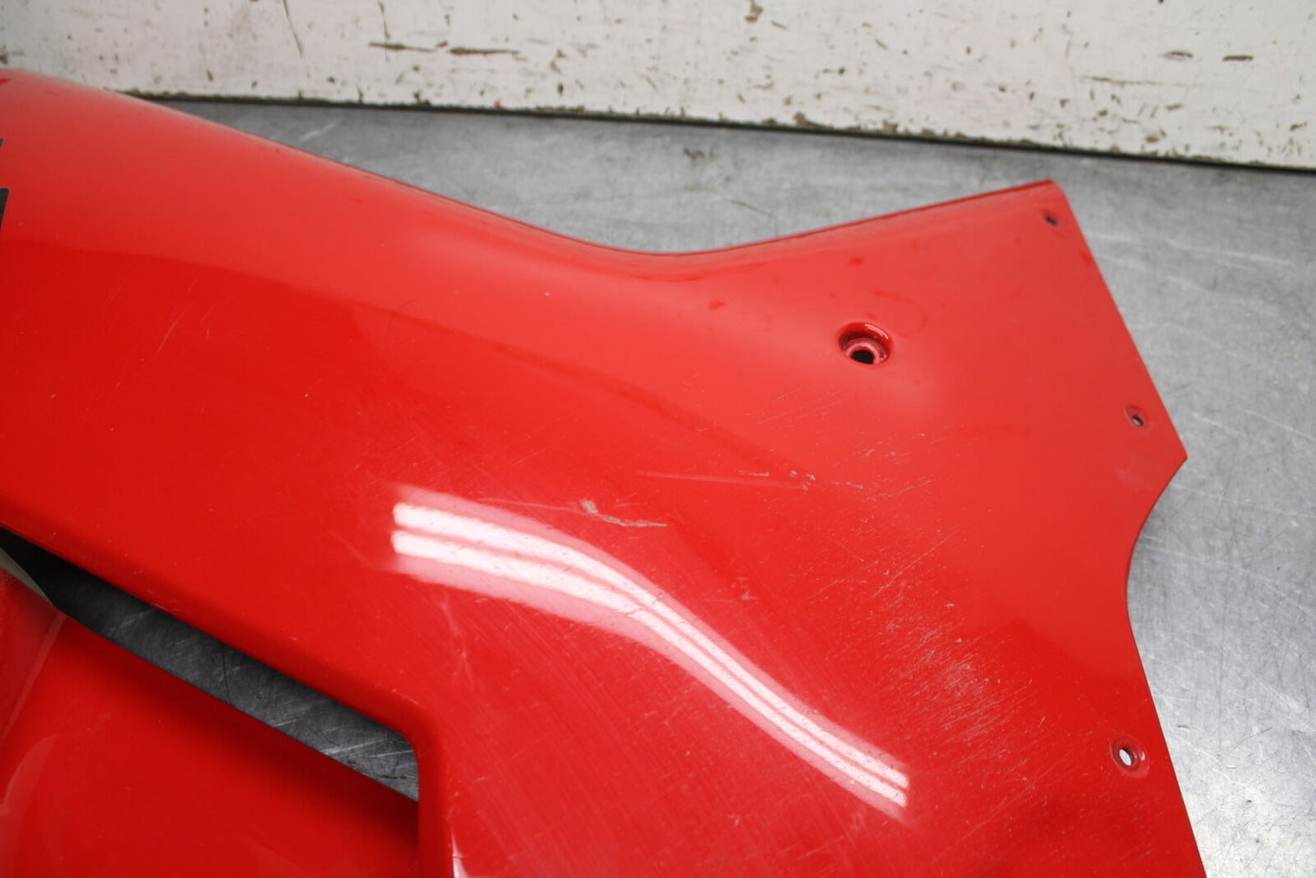 08-13 DUCATI 848 EVO RIGHT LOWER MID UPPER SIDE FAIRING COWL BB667