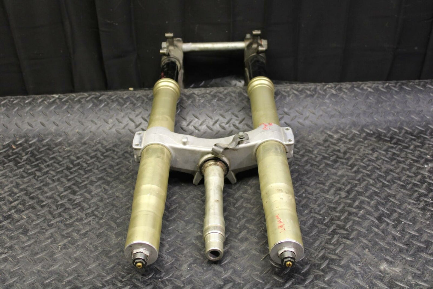 05 KAWASAKI NINJA ZX10R FRONT FORKS SHOCK SUSPENSION SET PAIR BB186a