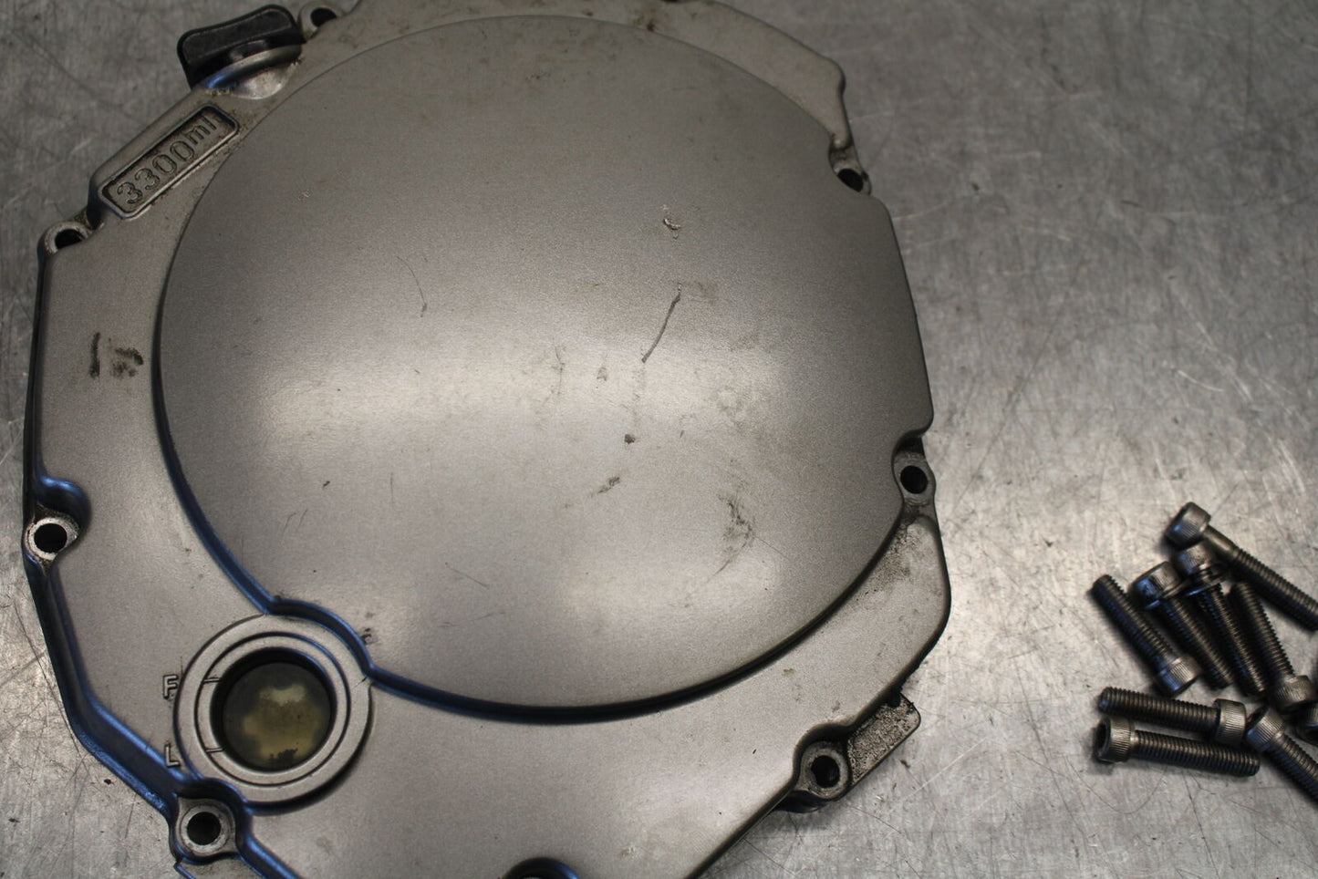 04-05 SUZUKI KATANA 750 GSX750F CLUTCH SIDE ENGINE MOTOR COVER BB110