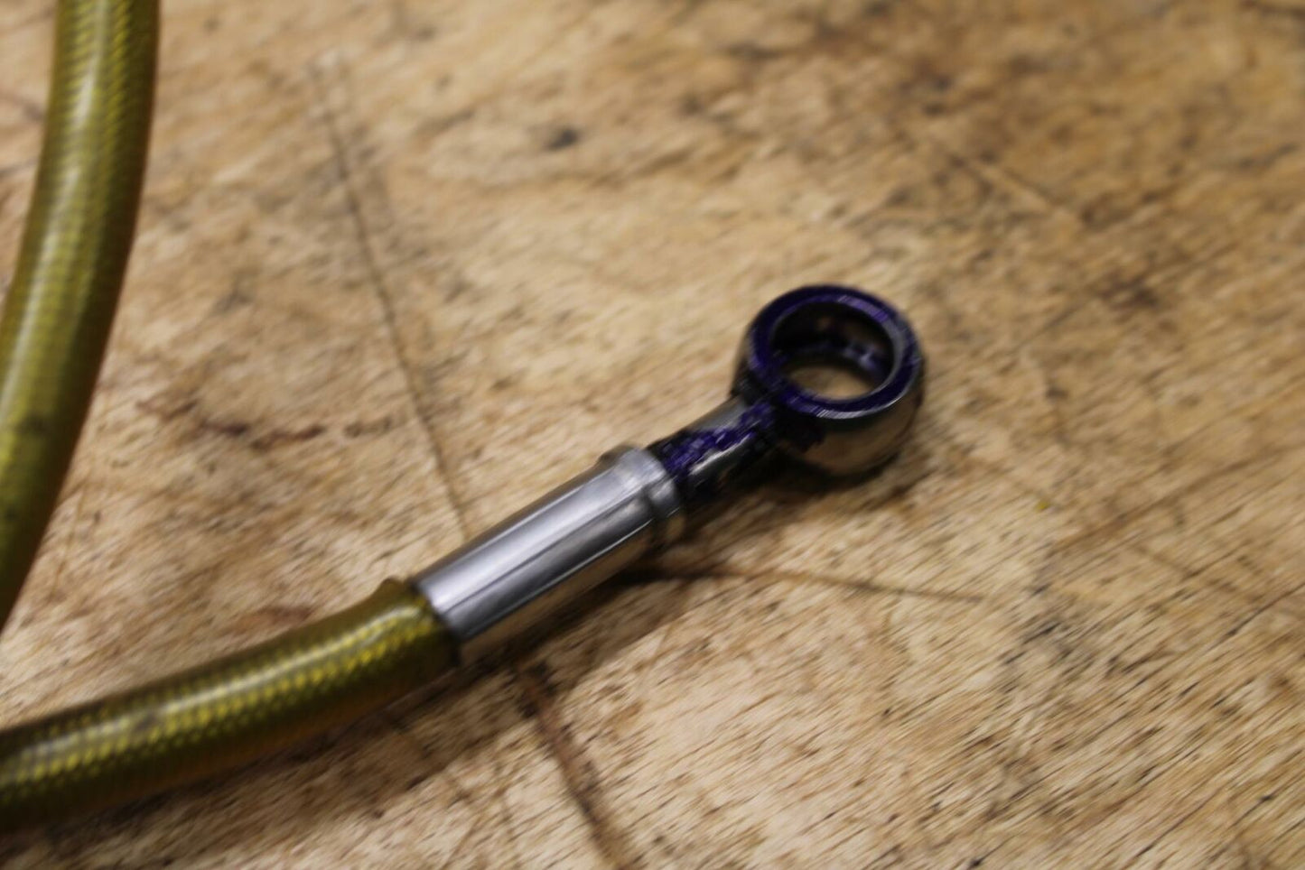 01-03 SUZUKI GSXR600 BRAIDED REAR BACK BRAKE HOSE FLUID LINE 37" BB336