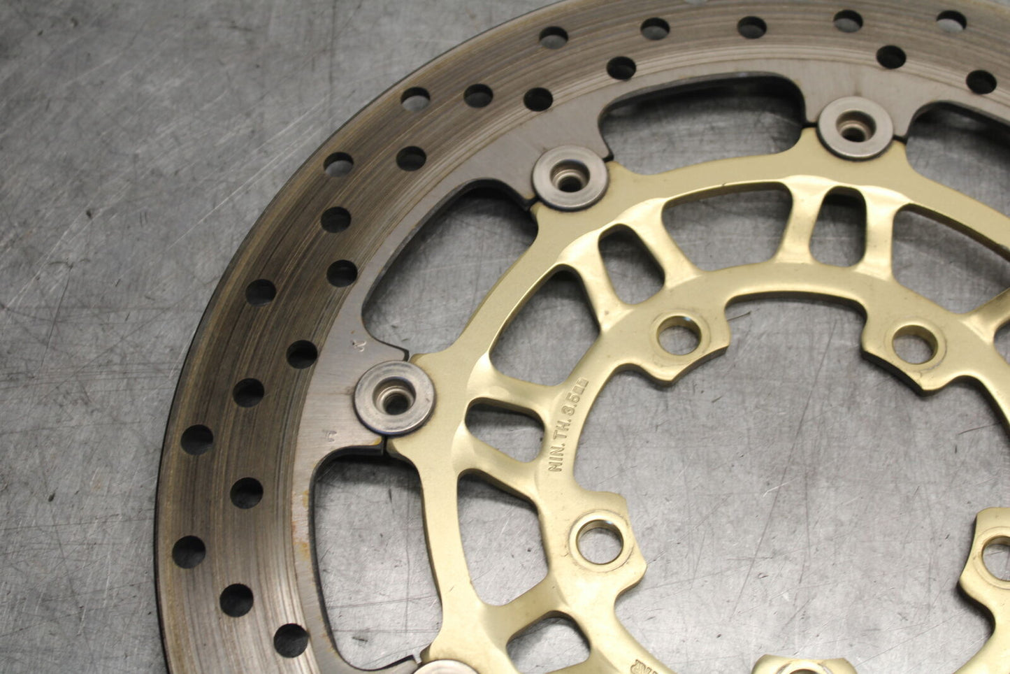 07-08 TRIUMPH DAYTONA 675 FRONT LEFT RIGHT BRAKE ROTORS DISCS BB685